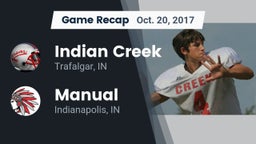 Recap: Indian Creek  vs. Manual  2017