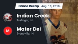 Recap: Indian Creek  vs. Mater Dei  2018