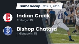 Recap: Indian Creek  vs. Bishop Chatard  2018