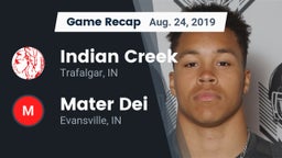 Recap: Indian Creek  vs. Mater Dei  2019