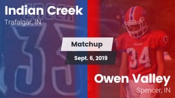 Matchup: Indian Creek vs. Owen Valley  2019