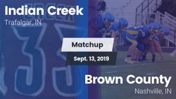 Matchup: Indian Creek vs. Brown County  2019