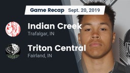 Recap: Indian Creek  vs. Triton Central  2019