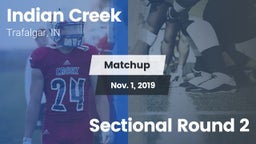 Matchup: Indian Creek vs. Sectional Round 2 2019