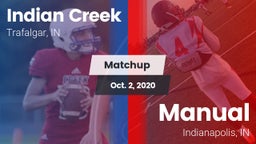 Matchup: Indian Creek vs. Manual  2020