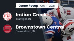 Recap: Indian Creek  vs. Brownstown Central  2021
