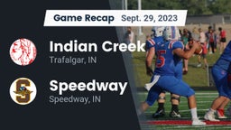 Recap: Indian Creek  vs. Speedway  2023