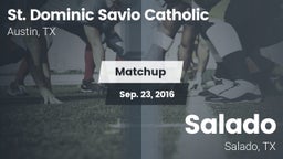 Matchup: St. Dominic Savio vs. Salado  2016