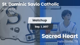 Matchup: St. Dominic Savio vs. Sacred Heart  2017