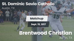 Matchup: St. Dominic Savio vs. Brentwood Christian  2017