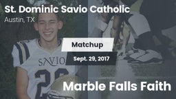 Matchup: St. Dominic Savio vs. Marble Falls Faith 2017