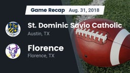 Recap: St. Dominic Savio Catholic  vs. Florence  2018
