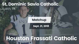 Matchup: St. Dominic Savio vs. Houston Frassati Catholic 2018