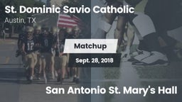 Matchup: St. Dominic Savio vs. San Antonio St. Mary's Hall 2018