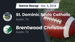 Recap: St. Dominic Savio Catholic  vs. Brentwood Christian  2018