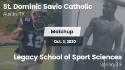 Matchup: St. Dominic Savio vs. Legacy School of Sport Sciences 2020