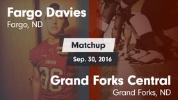 Matchup: Fargo Davies High vs. Grand Forks Central  2016