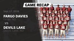 Recap: Fargo Davies  vs. Devils Lake  2016