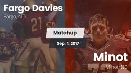 Matchup: Fargo Davies High vs. Minot  2017