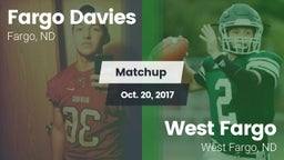 Matchup: Fargo Davies High vs. West Fargo  2017
