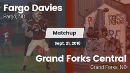 Matchup: Fargo Davies High vs. Grand Forks Central  2018