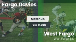 Matchup: Fargo Davies High vs. West Fargo  2018