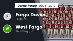 Recap: Fargo Davies  vs. West Fargo  2019