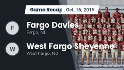 Recap: Fargo Davies  vs. West Fargo Sheyenne  2019
