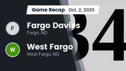 Recap: Fargo Davies  vs. West Fargo  2020
