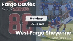 Matchup: Fargo Davies High vs. West Fargo Sheyenne  2020