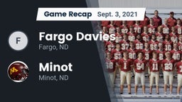 Recap: Fargo Davies  vs. Minot  2021