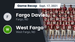 Recap: Fargo Davies  vs. West Fargo  2021
