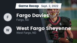 Recap: Fargo Davies  vs. West Fargo Sheyenne  2022