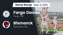 Recap: Fargo Davies  vs. Bismarck  2022