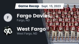 Recap: Fargo Davies  vs. West Fargo  2023