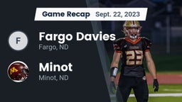 Recap: Fargo Davies  vs. Minot  2023