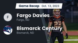 Recap: Fargo Davies  vs. Bismarck Century  2023