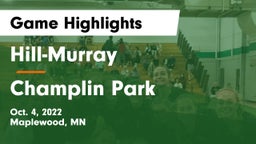 Hill-Murray  vs Champlin Park  Game Highlights - Oct. 4, 2022