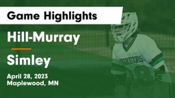 Hill-Murray  vs Simley  Game Highlights - April 28, 2023