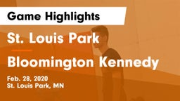 St. Louis Park  vs Bloomington Kennedy  Game Highlights - Feb. 28, 2020