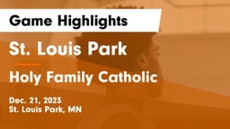 St. Louis Park  vs Holy Family Catholic  Game Highlights - Dec. 21, 2023