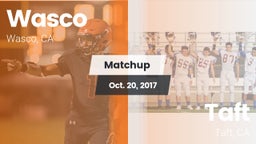 Matchup: Wasco  vs. Taft  2017