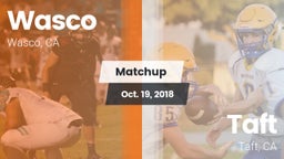 Matchup: Wasco  vs. Taft  2018