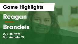 Reagan  vs Brandeis  Game Highlights - Oct. 30, 2020