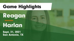 Reagan  vs Harlan  Game Highlights - Sept. 21, 2021