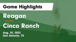 Reagan  vs Cinco Ranch  Game Highlights - Aug. 25, 2022