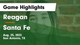 Reagan  vs Santa Fe  Game Highlights - Aug. 25, 2023