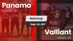 Matchup: Panama  vs. Valliant  2017