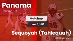 Matchup: Panama  vs. Sequoyah (Tahlequah)  2019