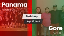Matchup: Panama  vs. Gore  2020
